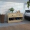 Tuhome Hamilton Storage Bench, Two Open Shelves, Two Drawers, Light Oak ZLD7110 - alternate 5